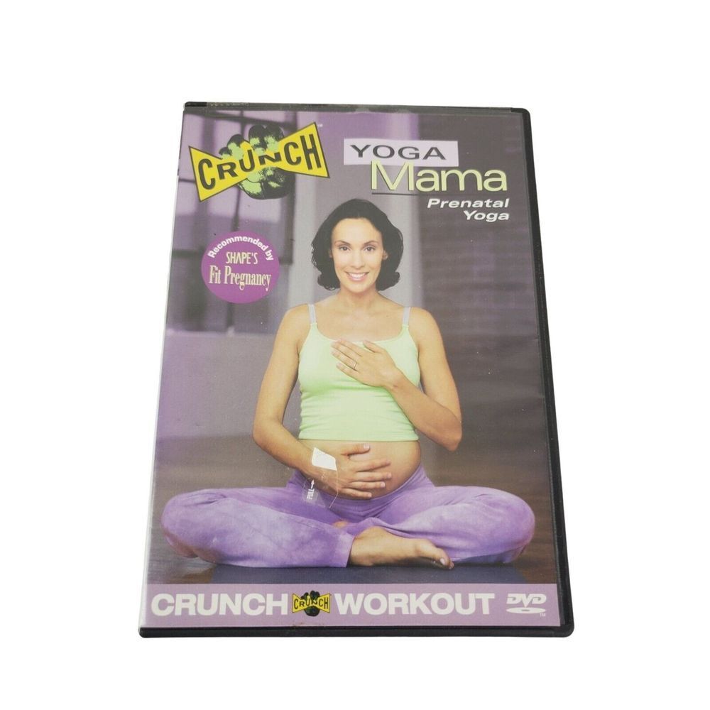 Crunch Yoga Mama Prenatal Yoga DVD Pregnancy Workout Fitness Stretch